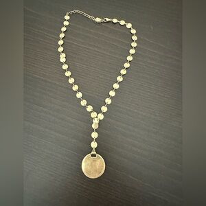 Park Lane Gold Disc Necklace
